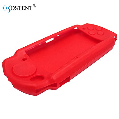 OSTENT Soft Protector Silicon Travel Carry Case Skin Cover Pouch Sleeve for Sony PSP 2000/3000 Color Red - Image 2