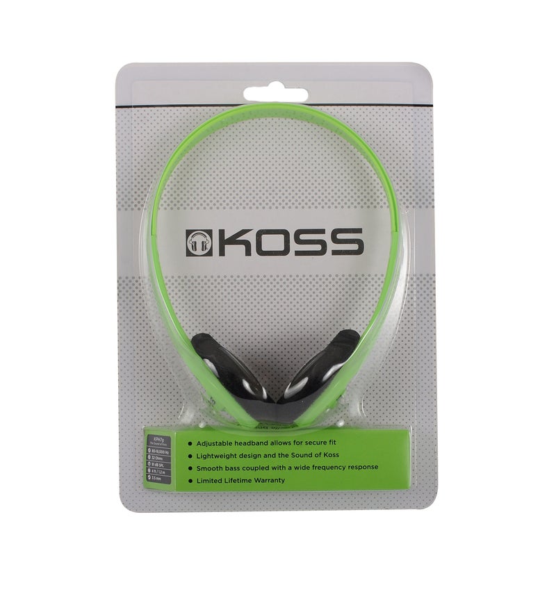 KOSS سماعة رأس محمولة على الأذن Koss KPH7G مع رأس قابل للتعديل - أخضر - Image 2