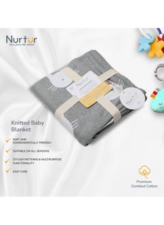 Nurtur Soft Baby Blankets For Boys And Girls 100% Combed Cotton Lightweight Fleece  - Image 4