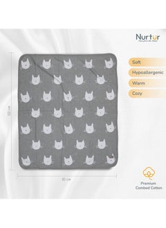 Nurtur Soft Baby Blankets For Boys And Girls 100% Combed Cotton Lightweight Fleece  - Image 2