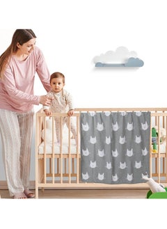 Nurtur Soft Baby Blankets For Boys And Girls 100% Combed Cotton Lightweight Fleece  - Image 3