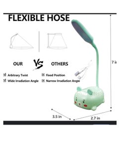 LED Desk Lamp with Multi-Color Light – Rechargeable & Adjustable