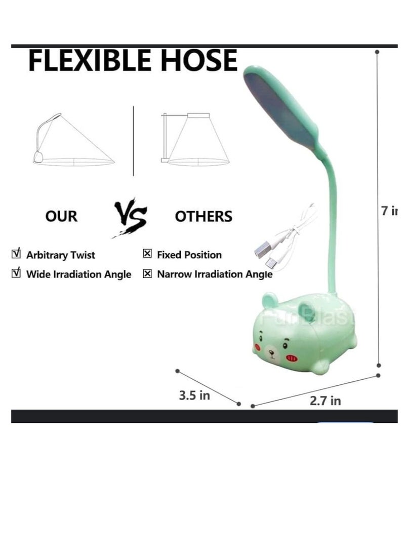 Generic - LED Desk Lamp with Multi-Color Light – Rechargeable & Adjustable - Image 1