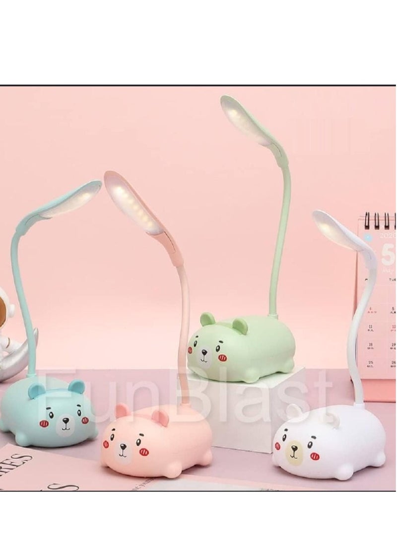 Generic - LED Desk Lamp with Multi-Color Light – Rechargeable & Adjustable - Image 1