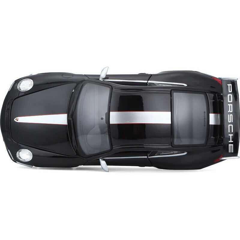 بوراجو سيارة بورش جي تي 3 مقياس 1/18 - اسود - 18-11036 - Image 4