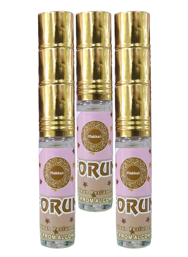 Perfumes 8 Pieces Makkah Forum Perfume Oil 12ml - Image 1