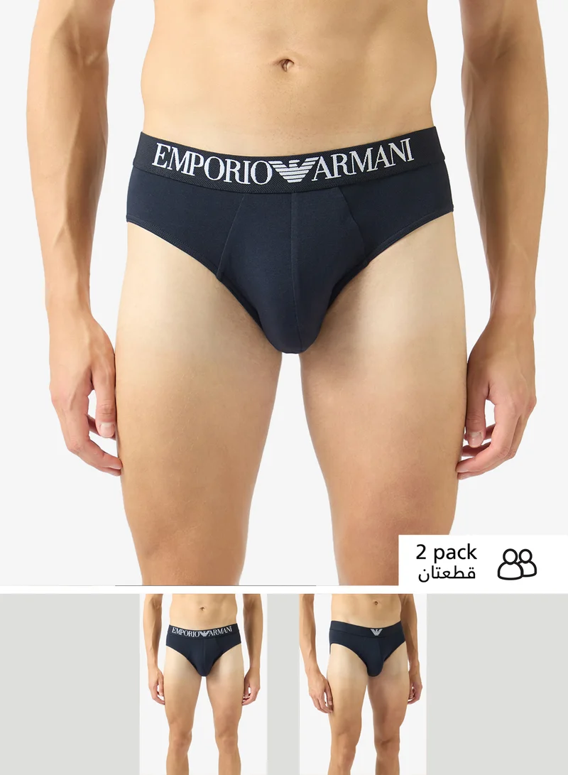 امبوريو ارماني 2 Pack Of Logo Boxers