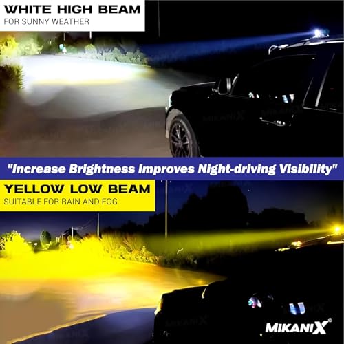 OBEROI'S TRADERS R15 V3 Mini Drive LED Double Color Auxiliary Light With Cooling Fan, Fog Lamp, Dash Light Motorbike Xenon for Yamaha - Image 3