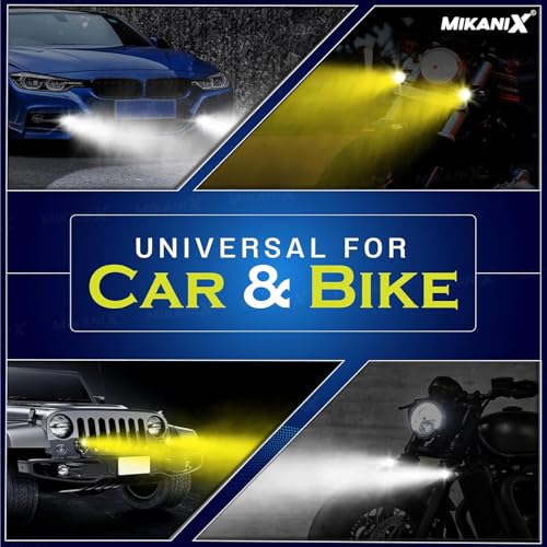 OBEROI'S TRADERS R15 V3 Mini Drive LED Double Color Auxiliary Light With Cooling Fan, Fog Lamp, Dash Light Motorbike Xenon for Yamaha - Image 2