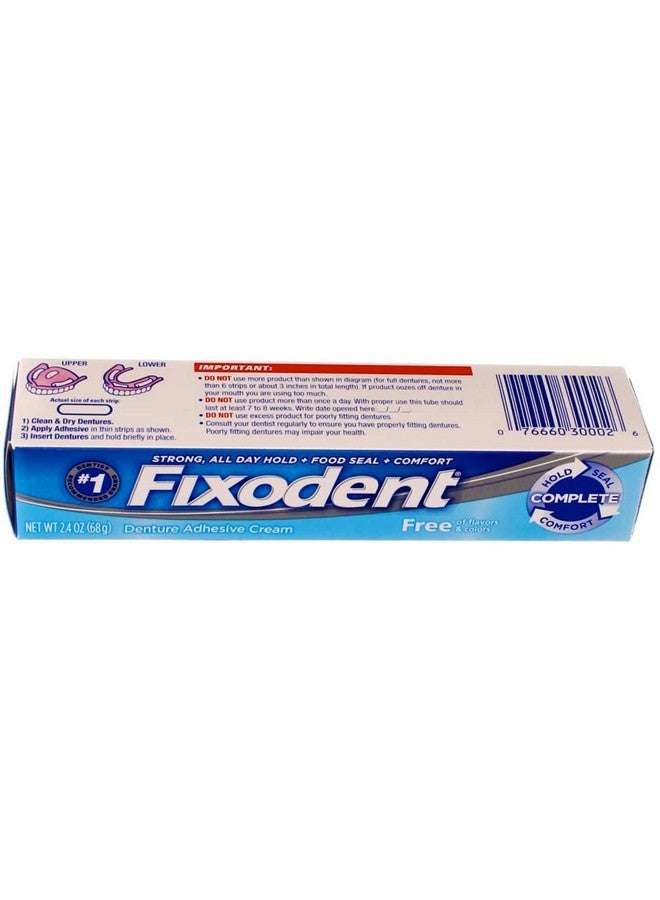 Fixodent Free Denture Adhesive Cream 2.40 oz (Pack of 5) - Image 5