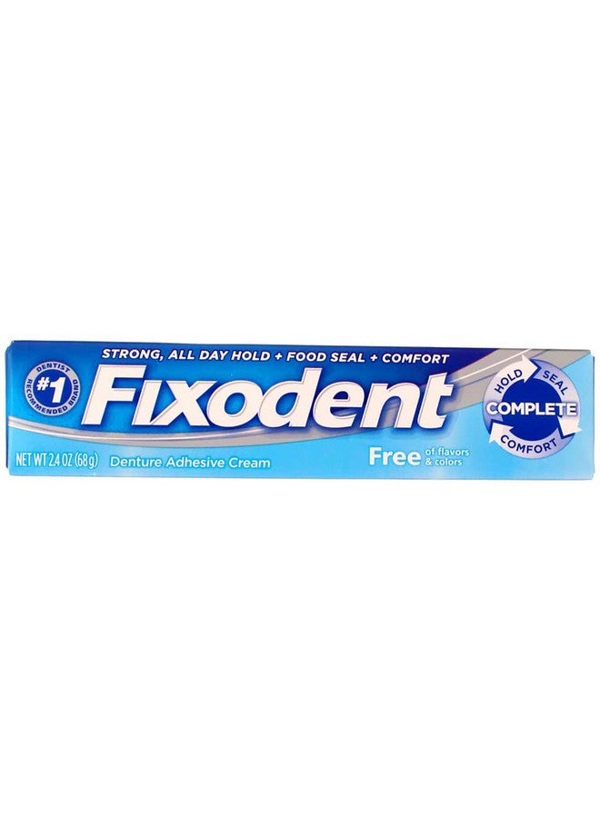 Fixodent Free Denture Adhesive Cream 2.40 oz (Pack of 5) - Image 1