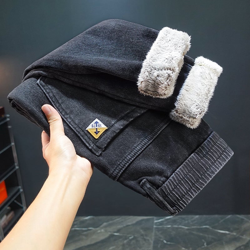 Unisex Classic Denim Jeans Loose Fit Daily Outdoor Wear - Image 3
