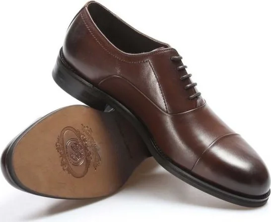 Fast Step Men's Genuine Leather Jurdan Sole Comfortable Daily Lace-up Classic Shoes 893MA075