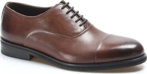 Fast Step Men's Genuine Leather Jurdan Sole Comfortable Daily Lace-up Classic Shoes 893MA075