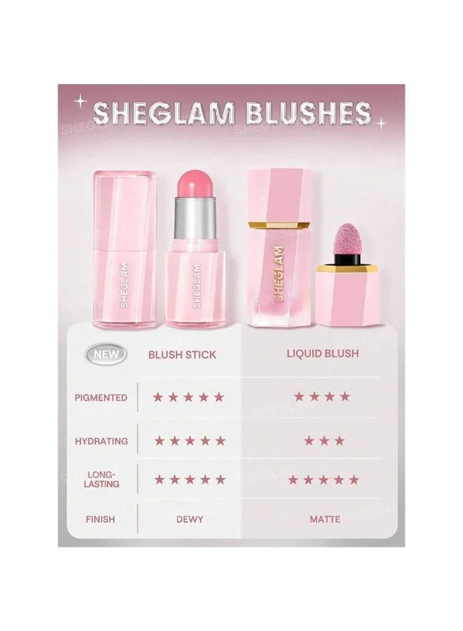 شيجلام أحمر خدود شيجلام بلسمي بلون الفاوانيا المطلية