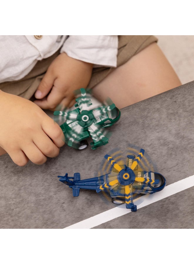 JOYIN JOYIN 16 Pcs Pull Back Airplane Toys, Boys Plane Playset, Aircraft Incl Helicopter Toys, Fighter Jet Toys, Bomber Toys, Biplane Toy, Gifts for Toddler Kids 3+ Years Old, Kids Presents Toys  - Image 4