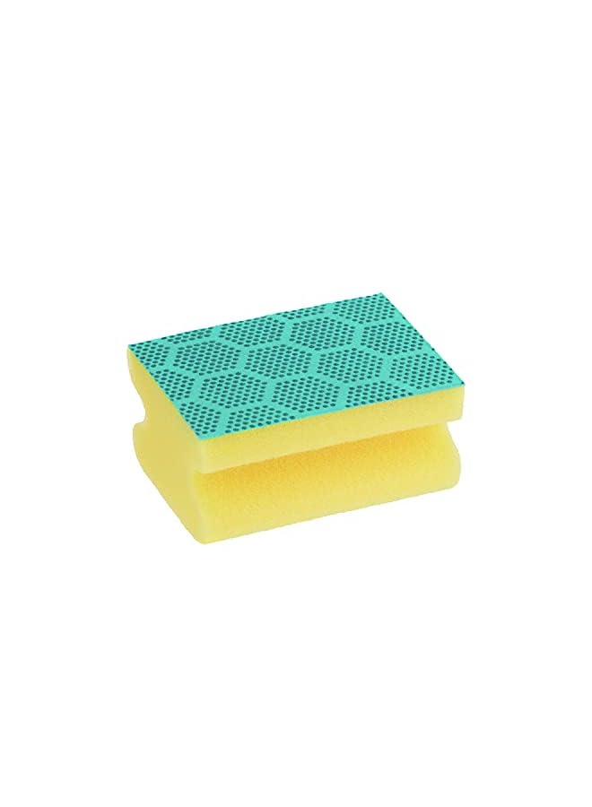 PROMASS Brite Fresh, Heavy Duty Nail Saver Scrub Sponge, Scrub Dot, For Washing Dishes and Kitchen Use, 2 units/pack - Image 2