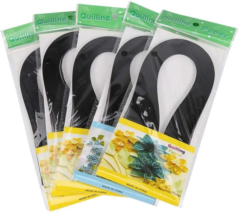 klarako Paper Strips Quilling Tools, 600 Stripes DIY Quilling Paper 3mm Width Pure Color Origami Paper Hand Craft Decoration(#12) - Image 1