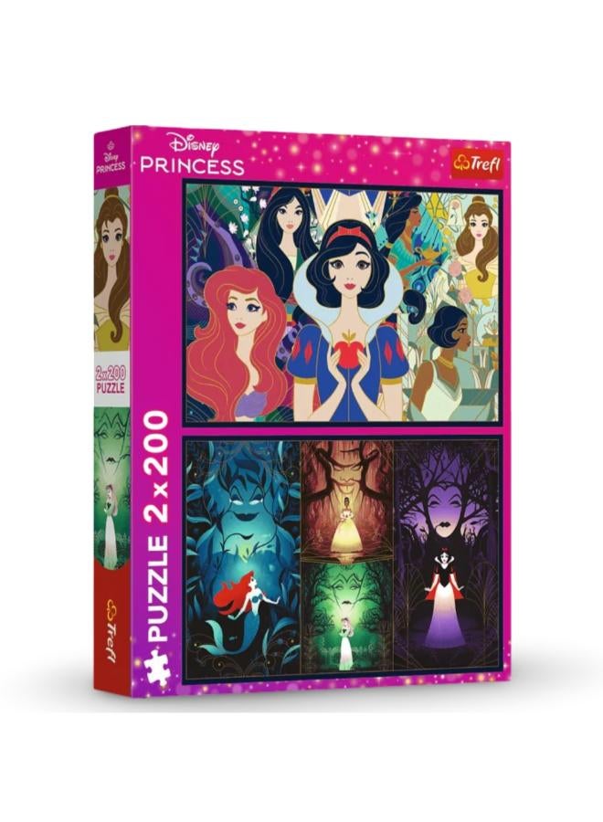 Trefl Puzzle Charming Princesses – 2x200 - Image 1