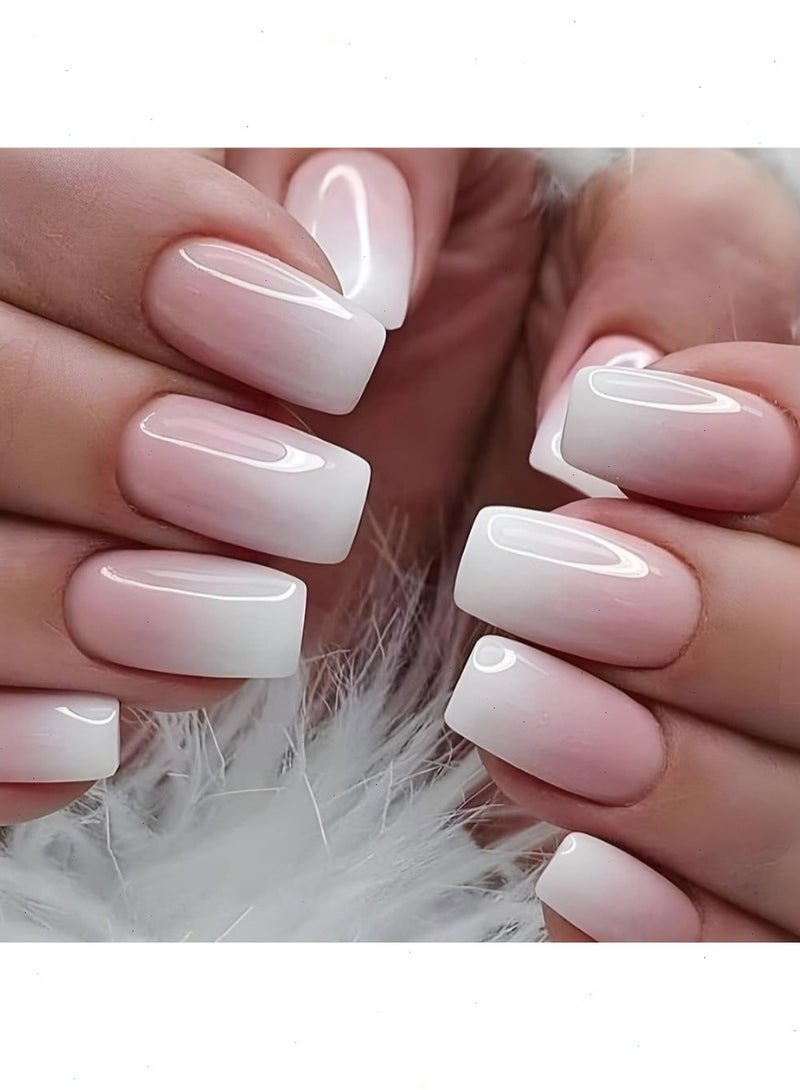 24 قطعة من الأظافر الصناعية، أطراف أظافر لوزية متوسطة الحجم، أظافر صناعية مع تصميمات لامعة من الترتر، لا تسبب ضررًا للأظافر، أظافر نهائية مناسبة للفتيات - Image 3