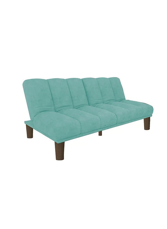 هاوس ون سوسو | 3 - مقاعد صوفا من المخمل 180x84x94 سم  - تركواز فاتح - Image 2