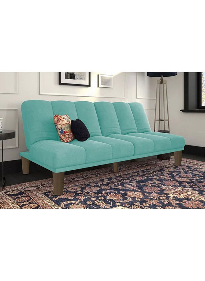 هاوس ون سوسو | 3 - مقاعد صوفا من المخمل 180x84x94 سم  - تركواز فاتح - Image 1