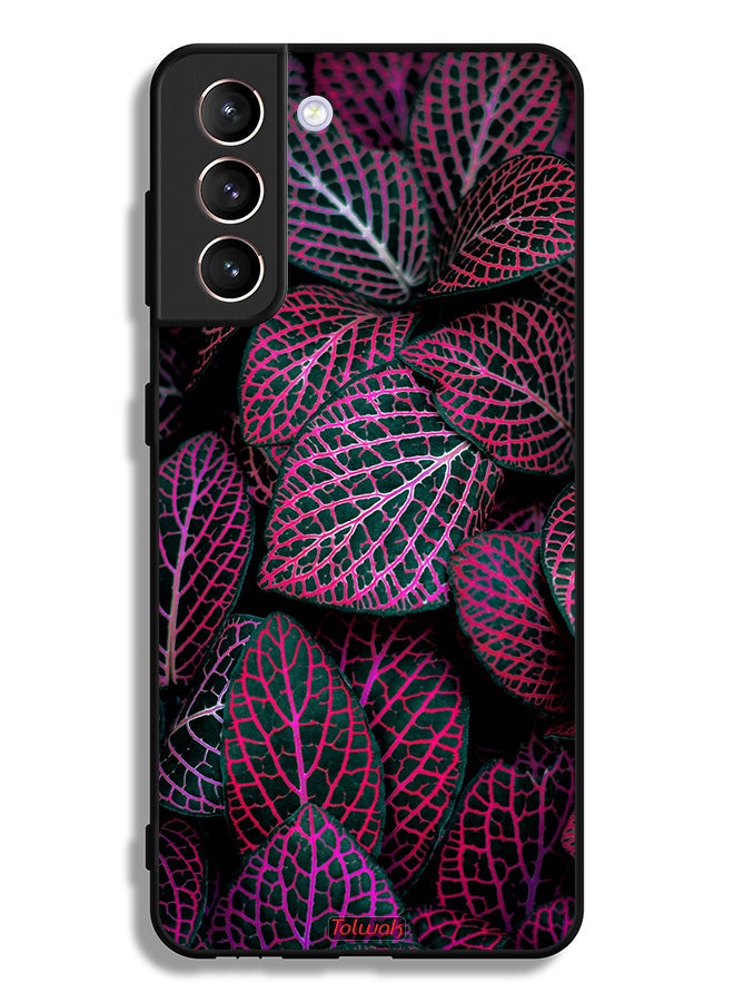 Tolwak Samsung Galaxy S21 Plus 5G Protective Case Cover Salja Leaves - Image 3