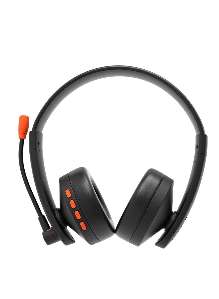 Meetion Bluetooth Headphone With Mic Black BTH003 - Image 1