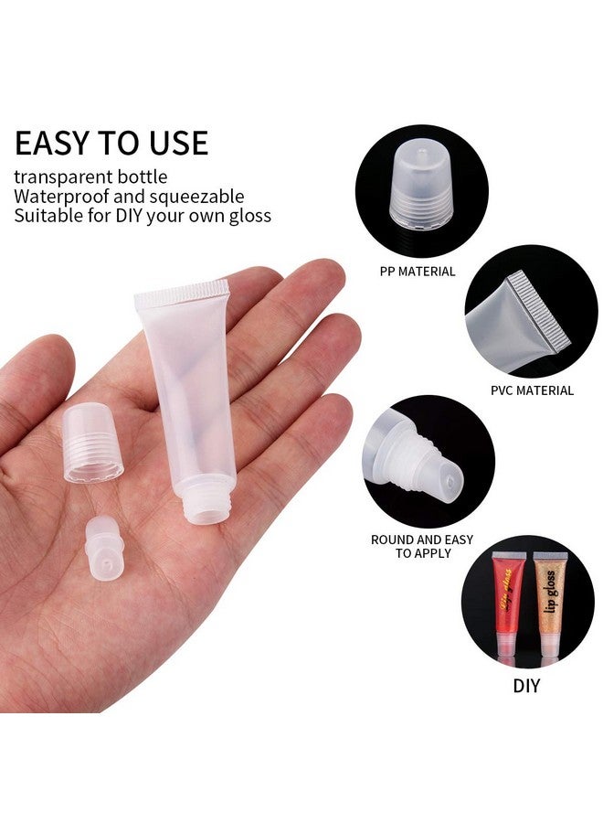 HRLORKC HRLORKC 110Pcs 10ml Empty Tubes Lip empty lip gloss containers for Lip Gloss Balm Cosmetic  - Image 3