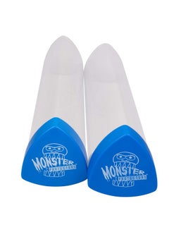 Monster Protectors Playmat Tube Prism-Shaped Play Mat Tube (Blue)- Won'T Roll Off Surface And Easy In And Out Design (2 Pack)  - Image 2