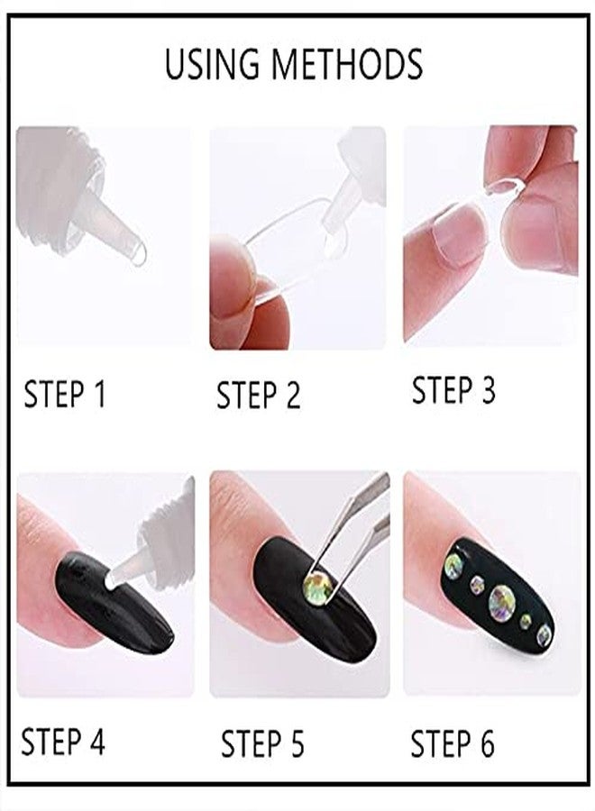 Myynti Nail Glue for Artificial Nail Professional Nail Art Glue Manicure Tool Waterproof Fake/False Nails Glue (5 PCS of Bottle) - Image 4