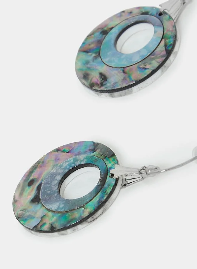 Styli Printed Design Earrings