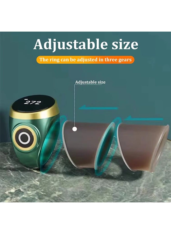 Generic Smart Zikr Ring Tasbih Tally Electronic Digital Counter for Muslims Prayer Time Vibration Reminder Waterproof For 2mm20mm18mm  - Image 3