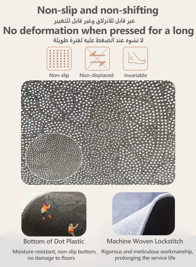 بساط لعب للأطفال على الأرض، بساط زحف 140*200 سم لحظيرة اللعب، بساط لعب للأطفال قابل للغسل وغير قابل للانزلاق، بساط لعب مخملي كريستالي سميك للأطفال الرضع والأطفال الصغار، لغرف النوم، غرفة اللعب، غرفة المعيشة، غرفة الأطفال، غرفة الأطفال (متعدد الألوان B)