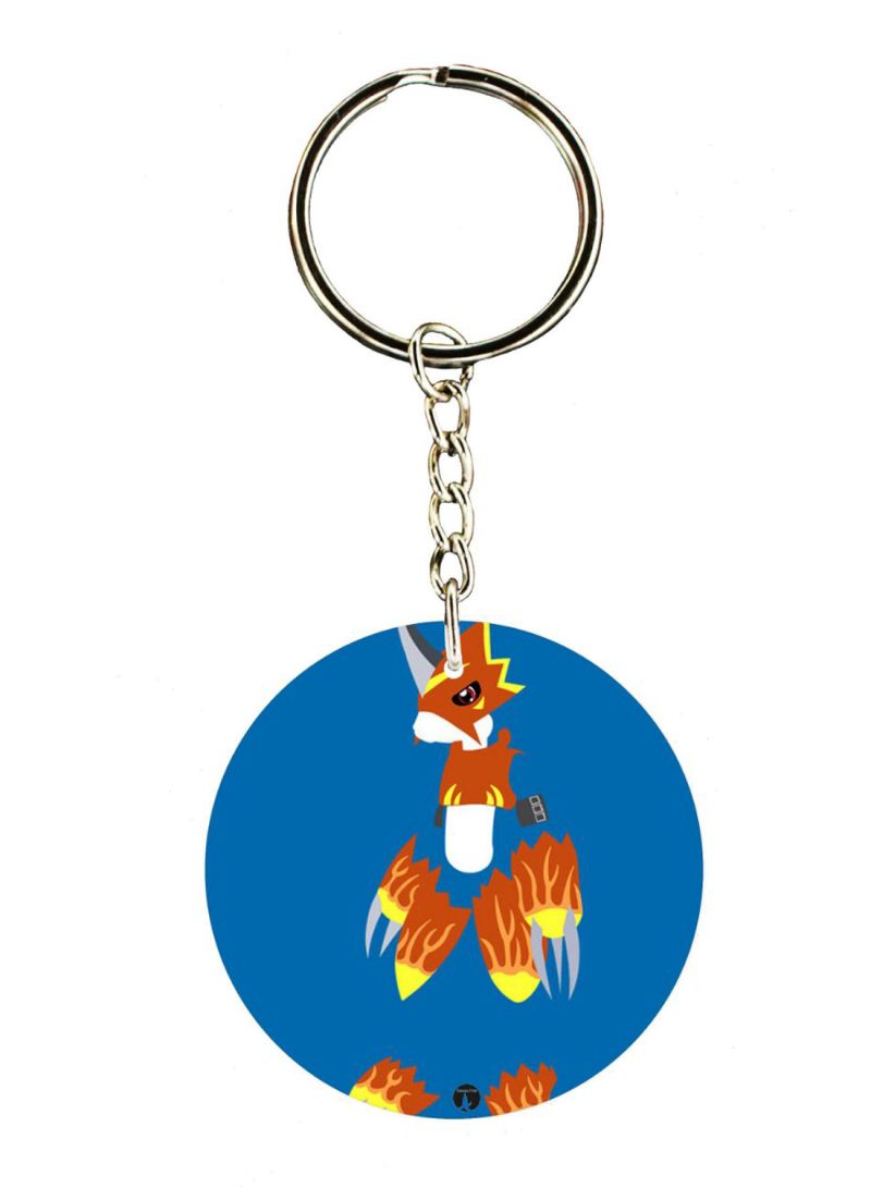 RKN Anime Digimon Printed Keychain