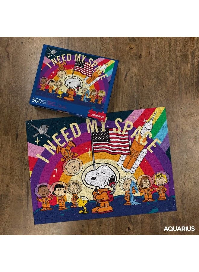 Aquarius Peanuts Snoopy In Space Puzzle (500 Piece Jigsaw Puzzle) Officially Licensed Peanuts Merchandise & Collectibles Glare Free Precision Fit 14 X 19 Inches  - Image 4