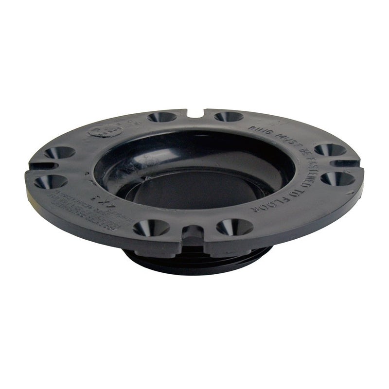 Danco Mobile Home Male Closet Flange Black 7-Inch X 3-1/4-Inch 1-Pack (41974) - Image 1