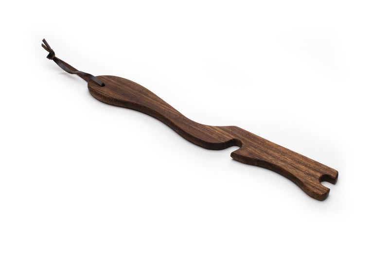 Ironwood Gourmet Ipswich Oven Rack Push/Pull, Acacia Wood Brown 0.5 x 1.5 x 13 inches - Image 1