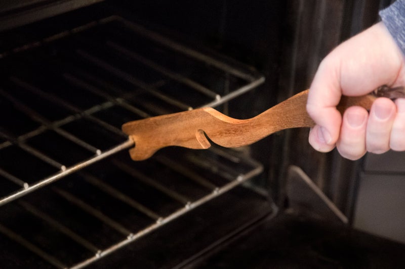 Ironwood Gourmet Ipswich Oven Rack Push/Pull, Acacia Wood Brown 0.5 x 1.5 x 13 inches - Image 4