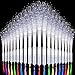 Oleitodh 100 Pack White Fiber Optic Wand Glow Wand LED Light Up Wand Bulk with 3 Flashing Models Flashing Sticks for Glow in The Dark Birthday Party Favor Wedding Halloween Christmas 8 Colors - Image 3