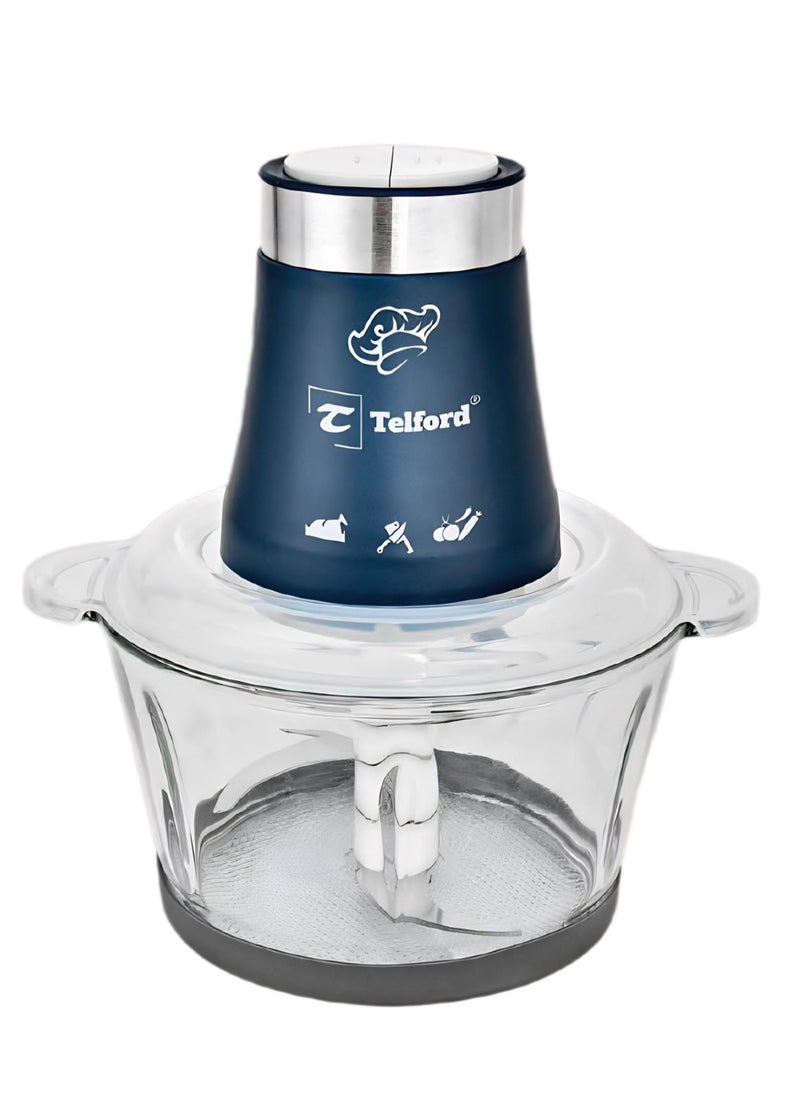 TELFORD - Electric chopper 2 Liters Glass bowl  430 Watts - Image 1