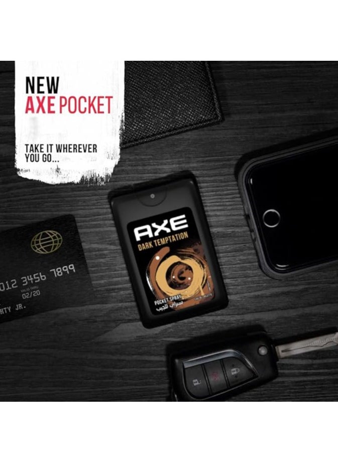 Axe - Perfume Pocket Spray For Men Dark Temptation 17ml - Image 1