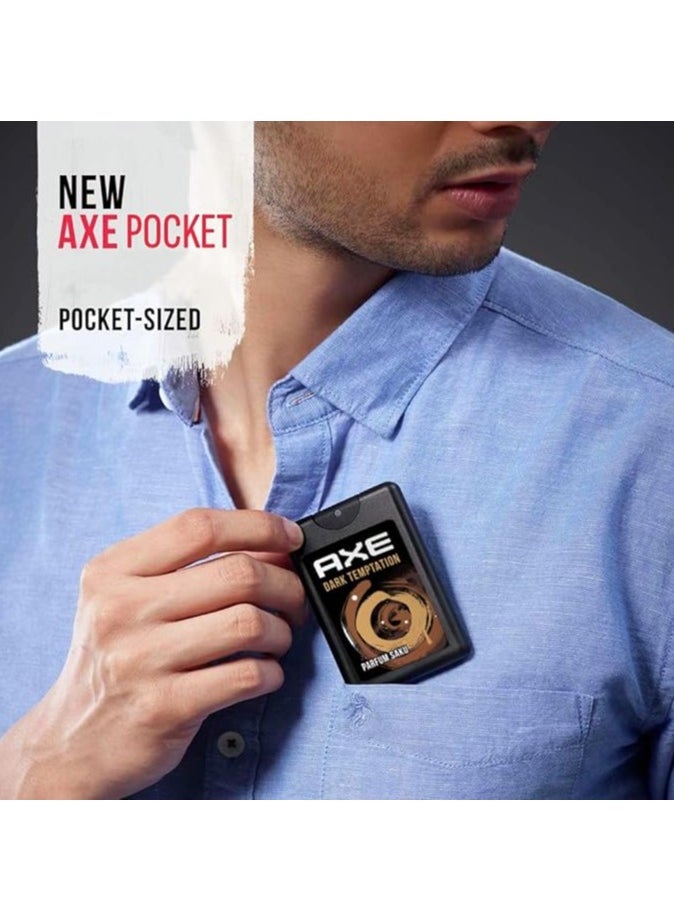 Axe - Perfume Pocket Spray For Men Dark Temptation 17ml - Image 1