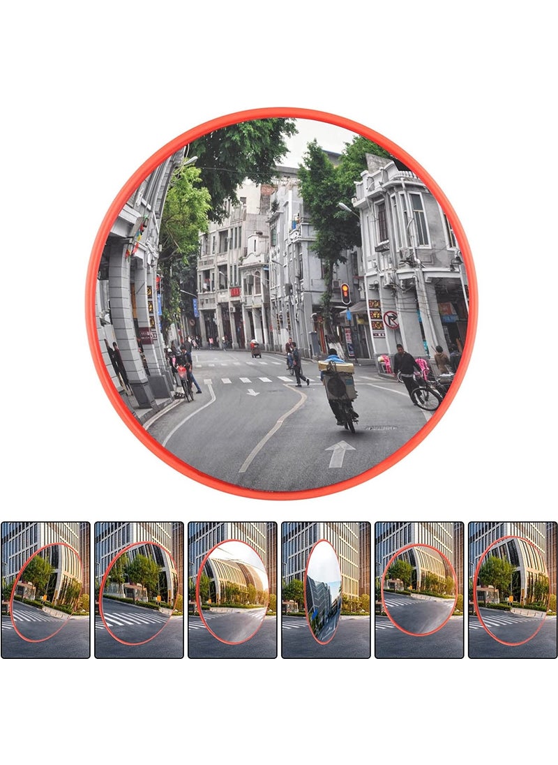 Lorex - LR-A27 Traffic Safety Mirror - Parking Mirror 75 cm and LR-D12IR Deterrent Camera - Image 1