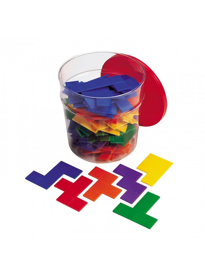 Learning Resources Learning Resources Rainbow Premier Pentominoes - 72 Pieces, Ages 6+ Early Geometry Skills & Concepts, Classroom and Homeschool Supplies - Image 1