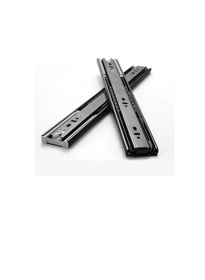 Soft Closing Steel Ball Bearing Drawer Slide Rail Runner (14 inch (35cm))  - Image 1