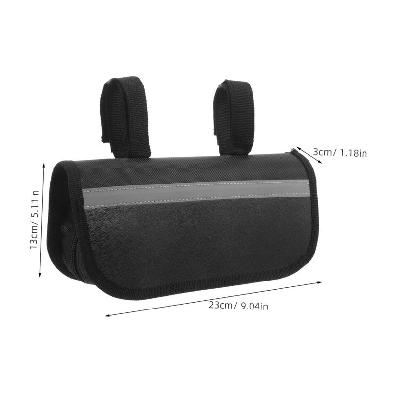 Compact Cycling Tool Bag Multifunction Outdoor Repair Pouch Organizer Black - Image 3