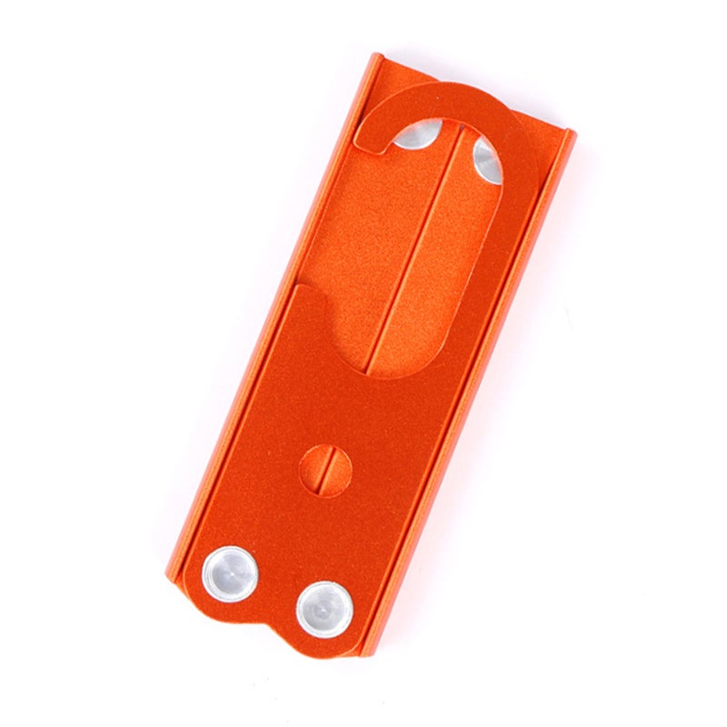 Portable Folding Clothes Hanger: Orange Aluminum Alloy - Lightweight High Strength, Reusable Non-Deformable, Wet Dry Dual-Purpose for Outdoor Travel & Home Clothes Drying - Image 1