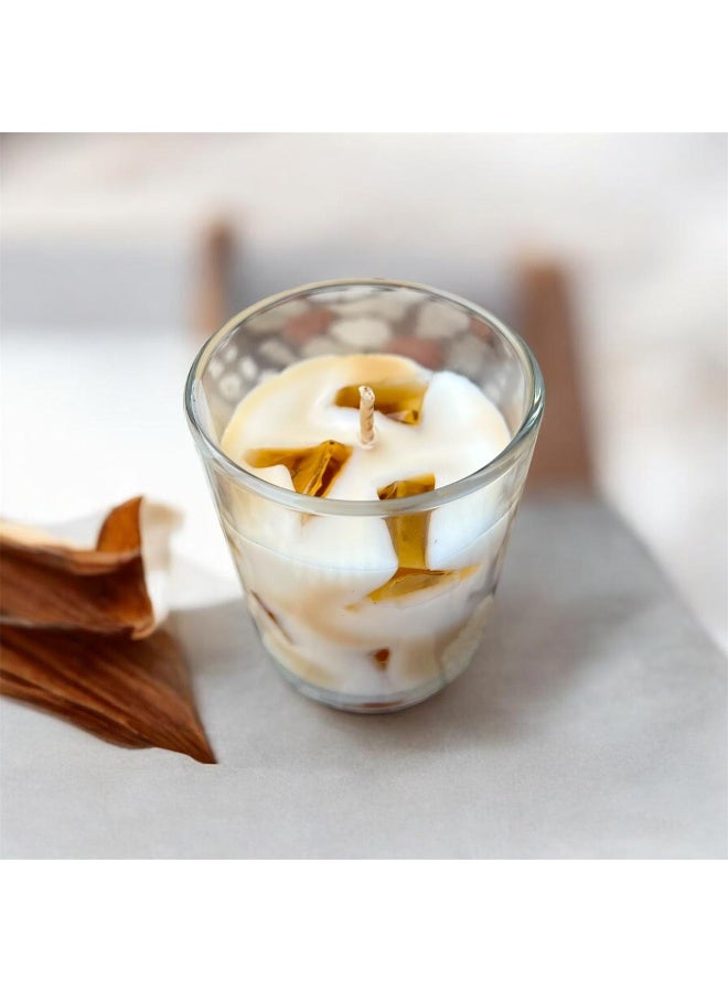 Set of 2 Scented Candles (Iced Latte & Iced Matcha) – 8x9cm 6oz 220g Each – Soy Wax, Aromatherapy, Long-Lasting Fresh Home Fragrance & Relaxing Gift for Home Décore - Image 4