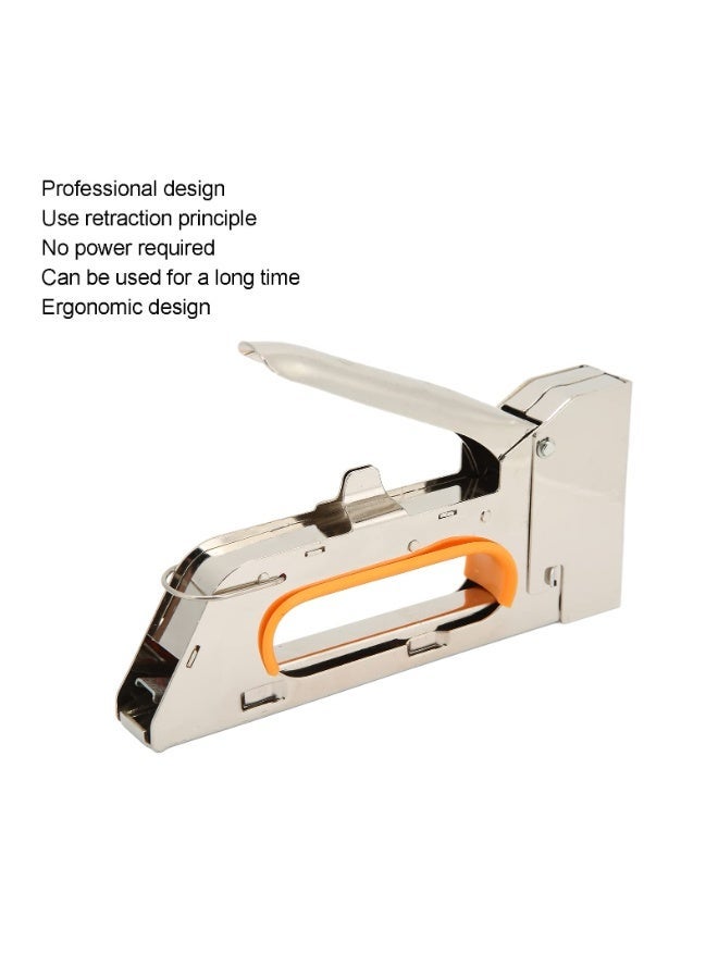 Powerful Tacker Staple Gun Stapler 13/4-6-8mm Manual Nailer Framing Stapler Hand Operated Nailing Tool R23-1008F - Image 3